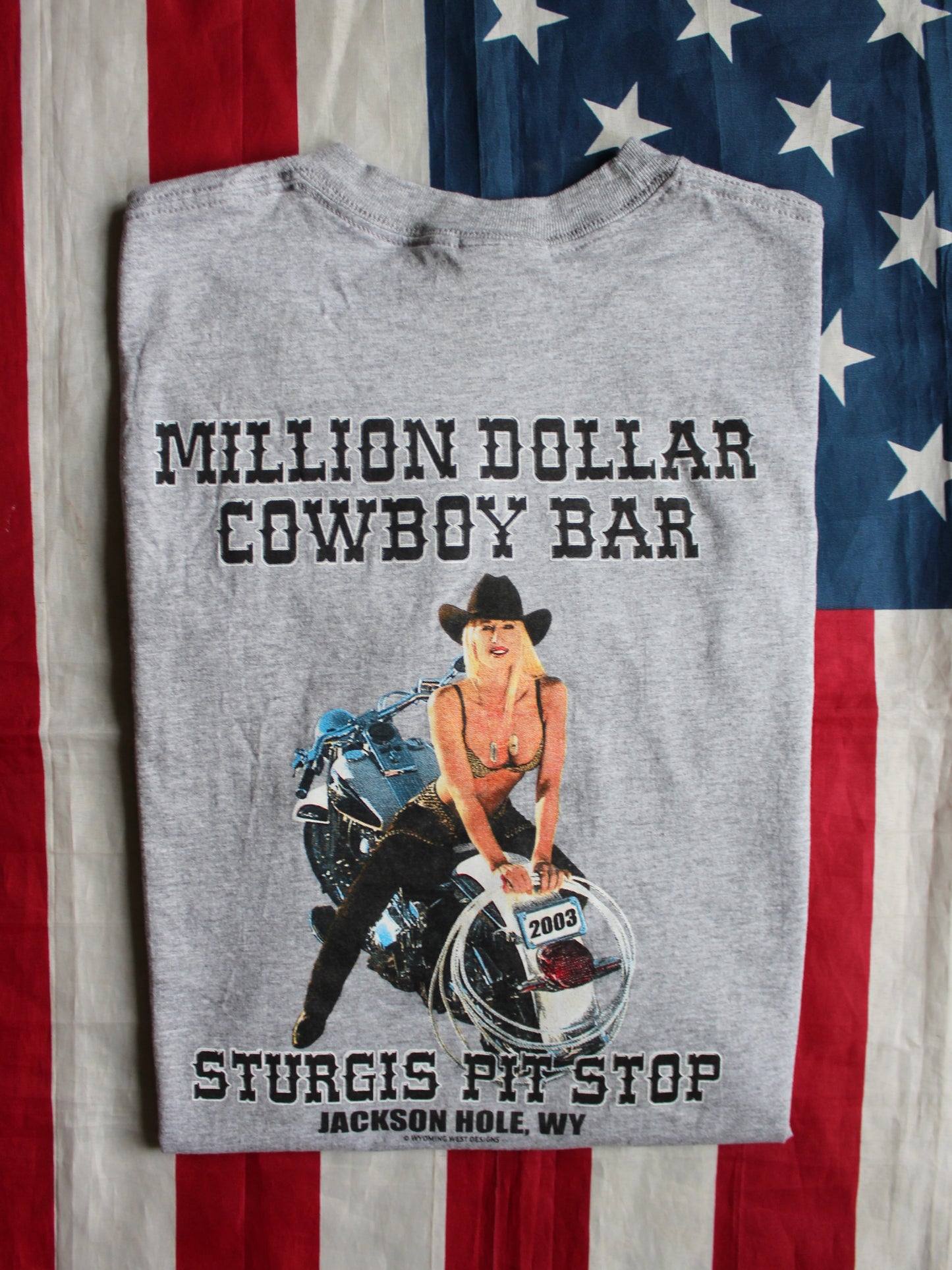 2003 STURGIS MILLION DOLLAR COWBOY BAR TEE
