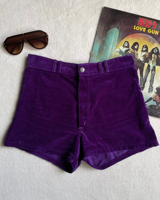 VINTAGE 70’S PURPLE SHORTS
