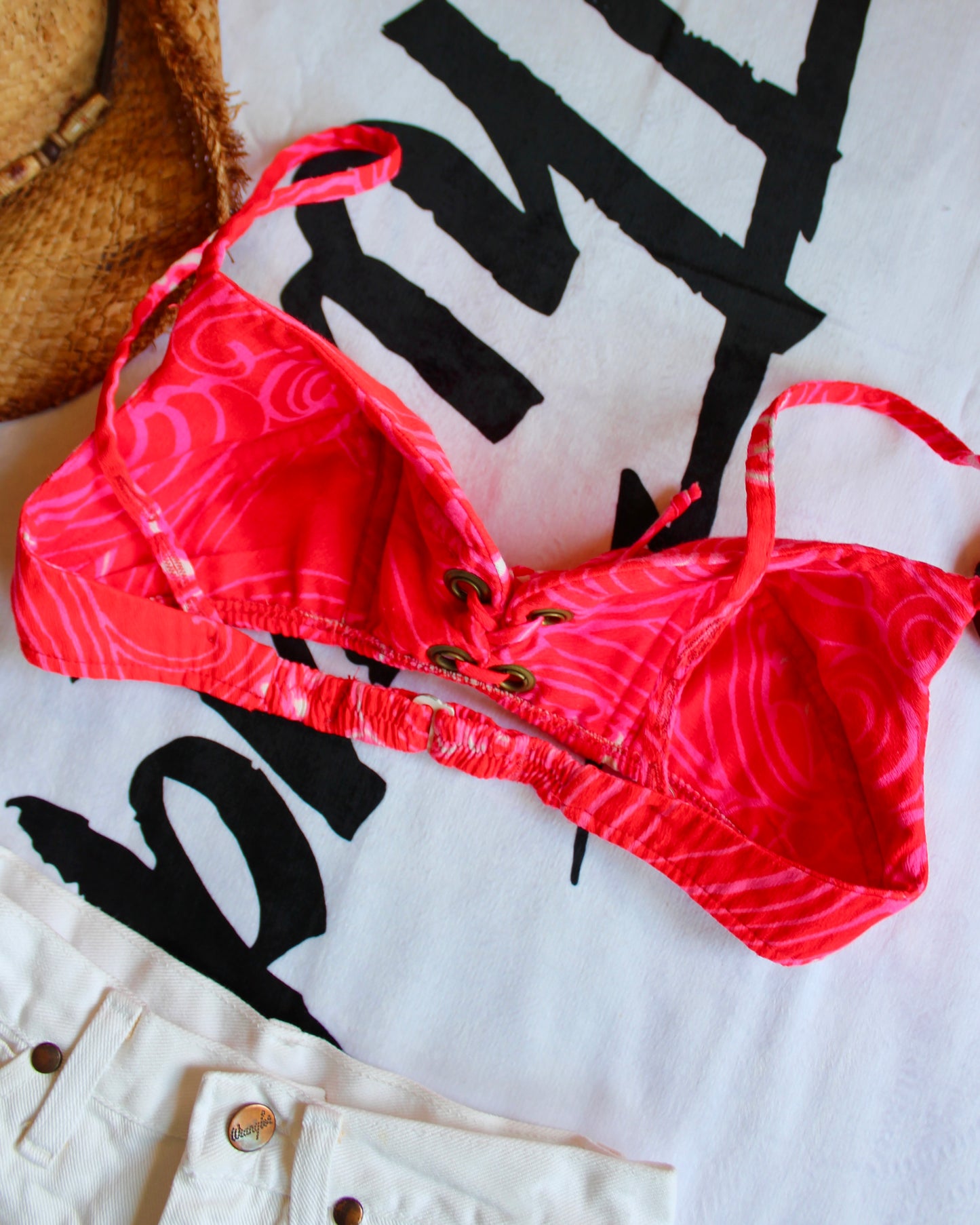 VINTAGE PINK PSYCHEDELIC TOP