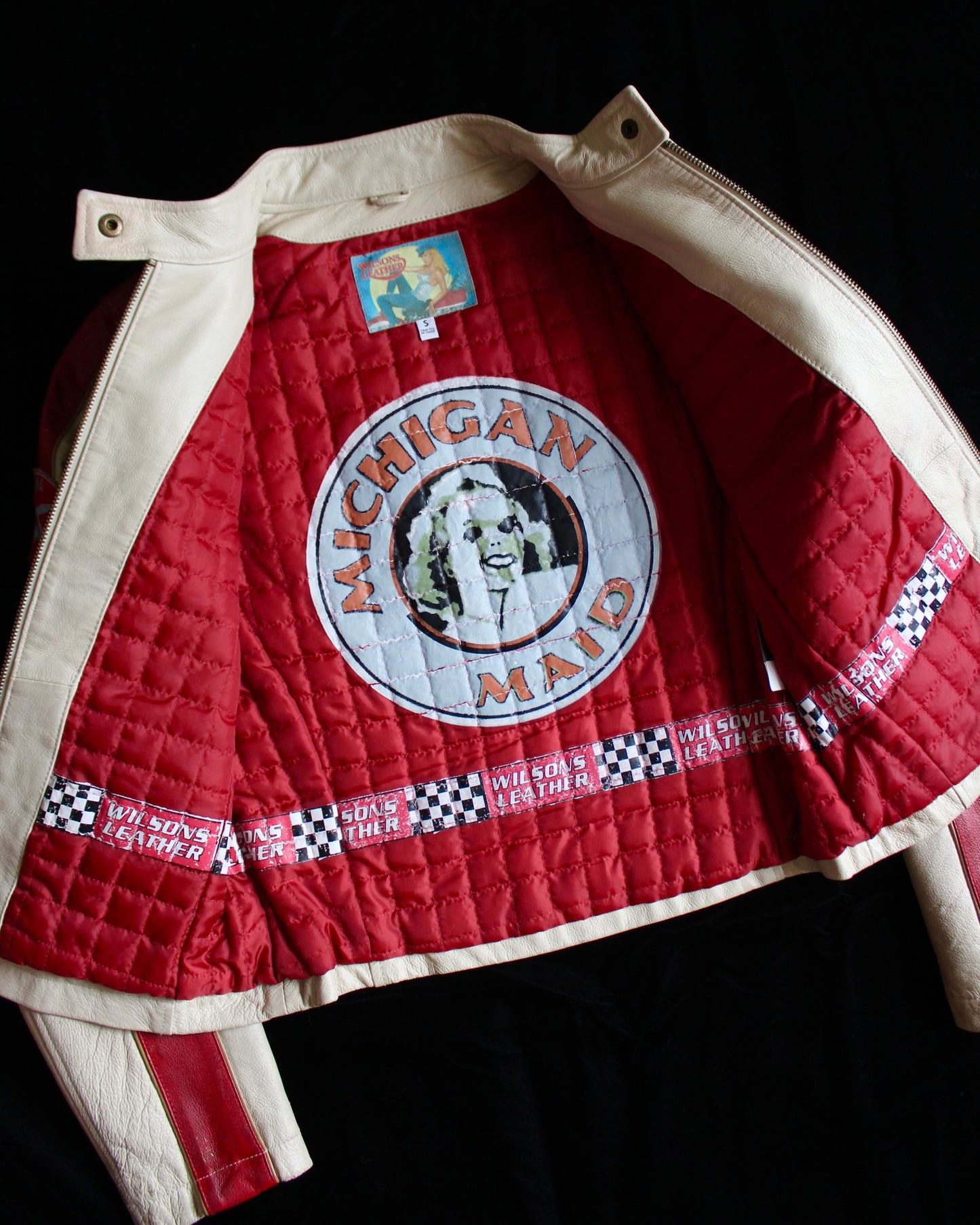 WILSONS LEATHER RACING JACKET