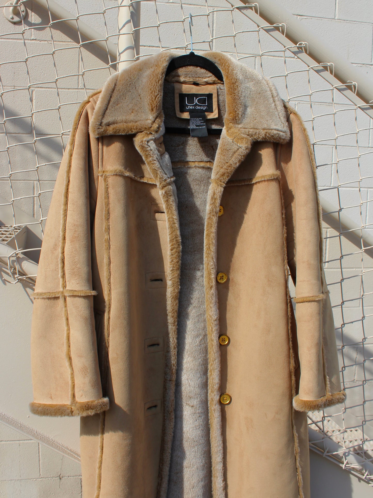 VINTAGE LONG LINE PLUSH COAT