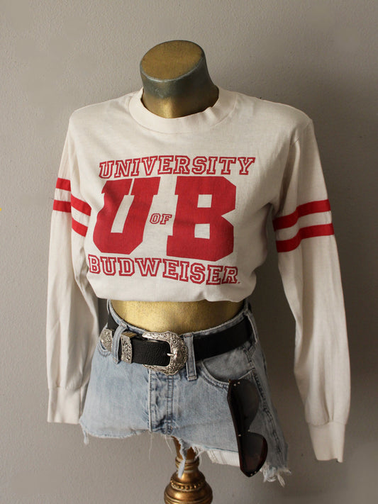 VINTAGE UNIVERSITY OF BUDWEISER SHIRT