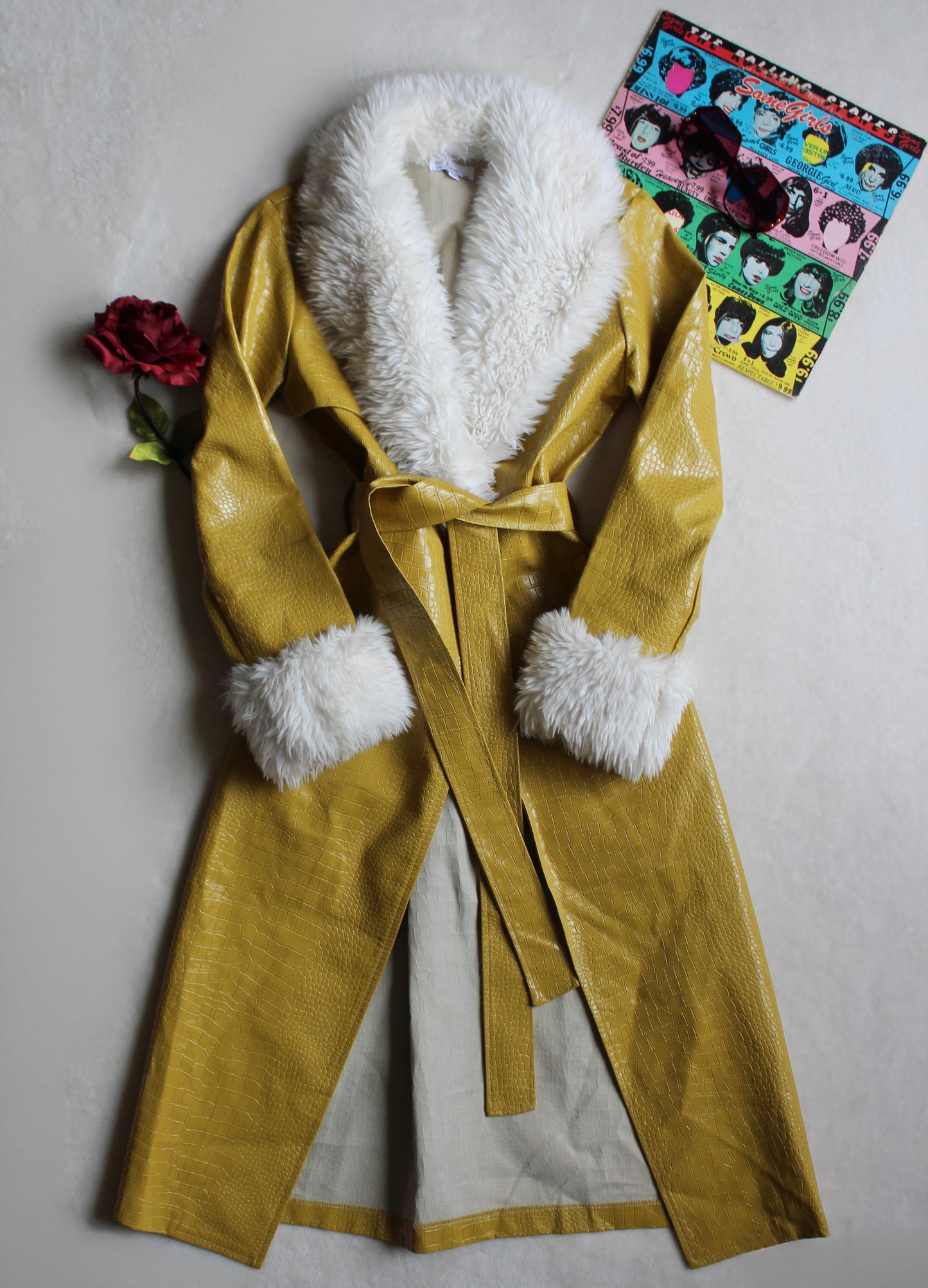 CHARTREUSE YELLOW PENNY LANE COAT