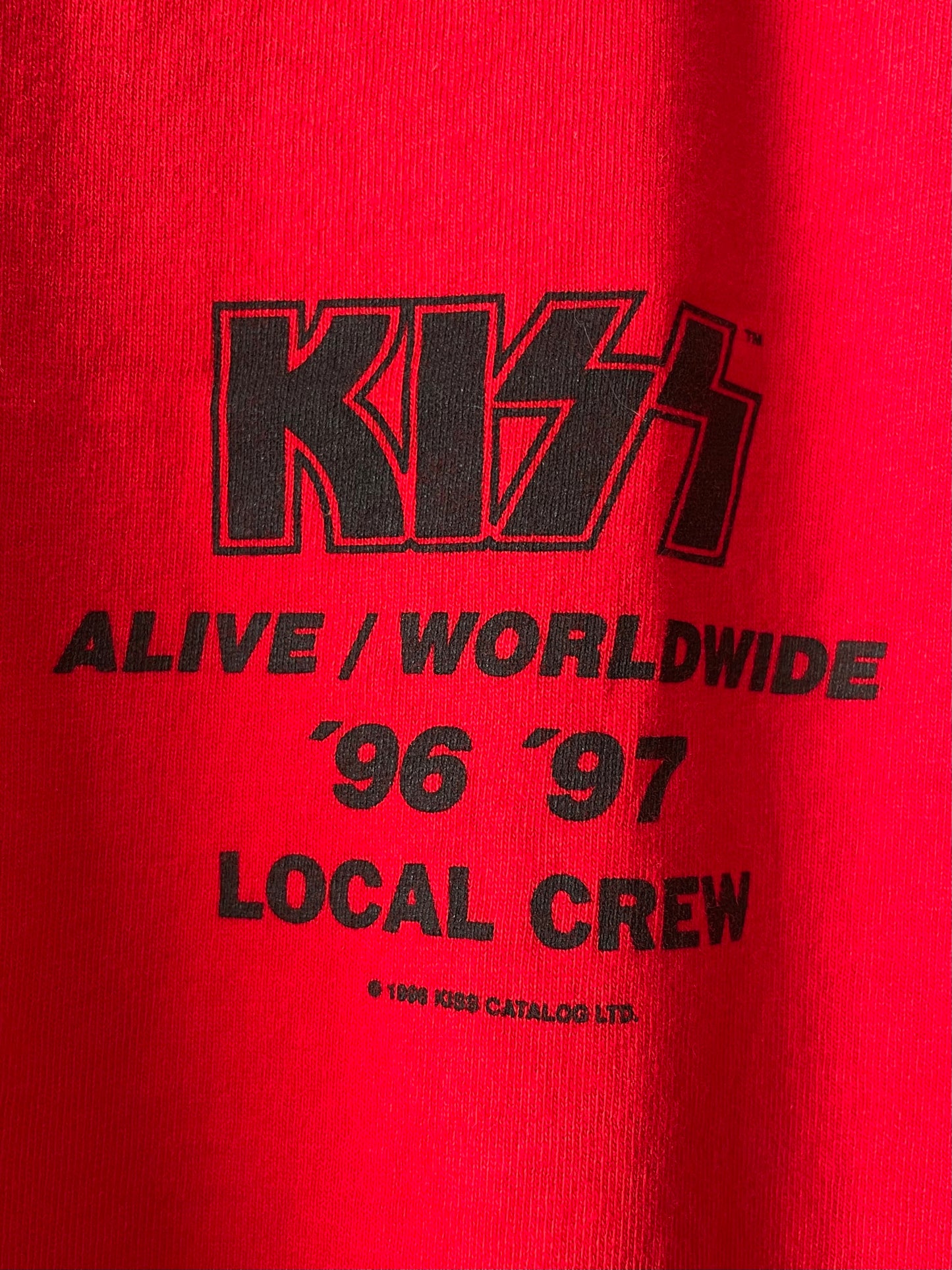 VINTAGE KISS ‘96/‘97 LOCAL CREW TEE