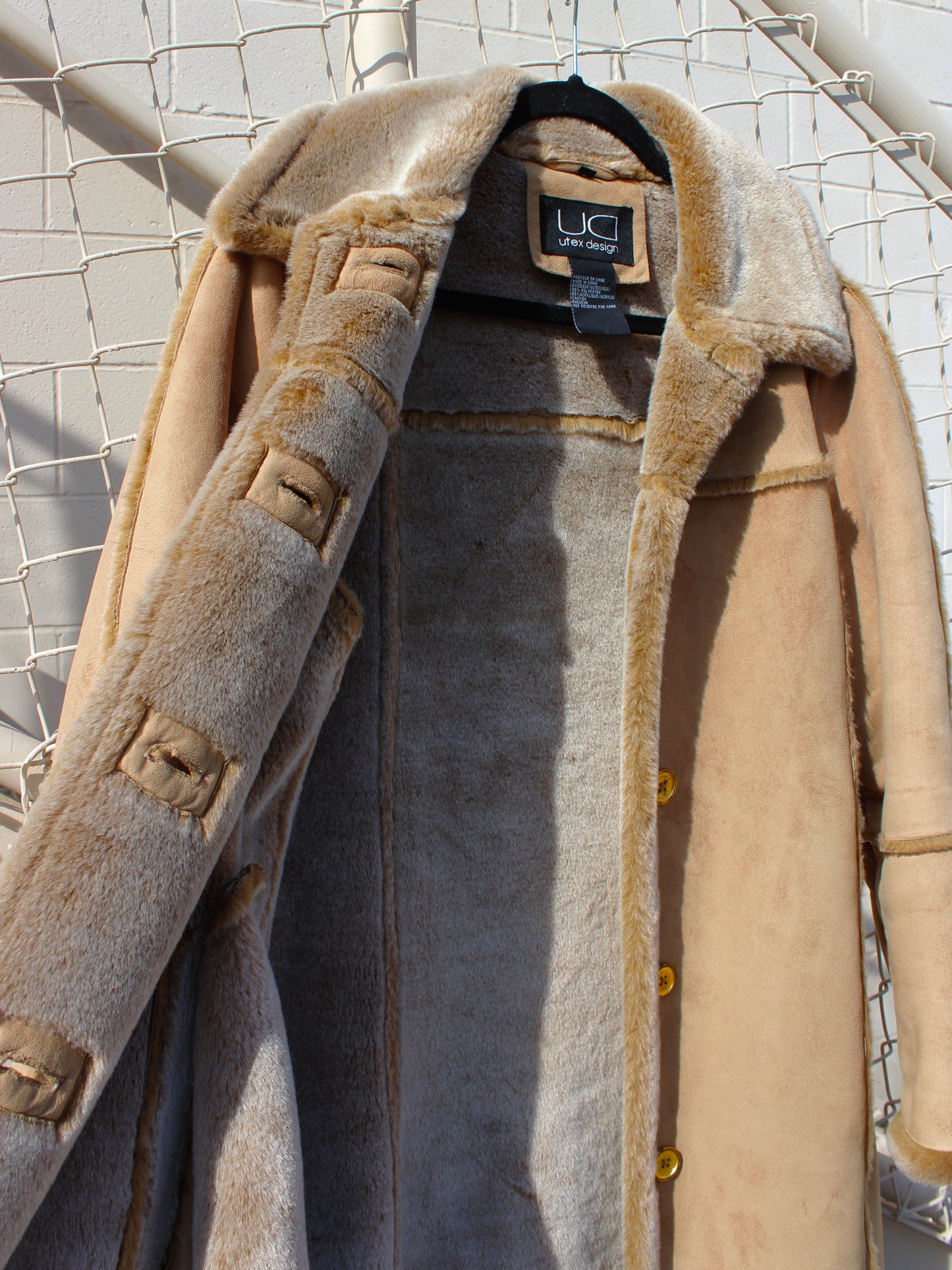 VINTAGE LONG LINE PLUSH COAT