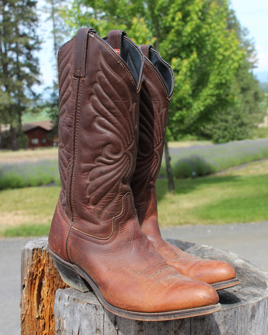 VINTAGE BUTTERFLY STITCH BOOTS