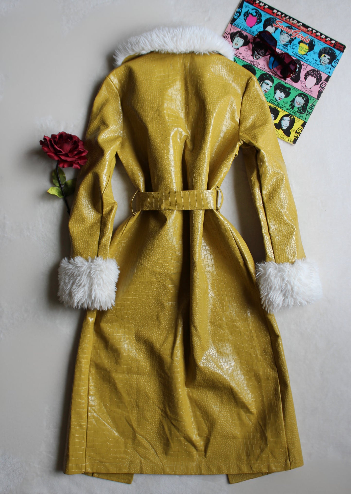 CHARTREUSE YELLOW PENNY LANE COAT