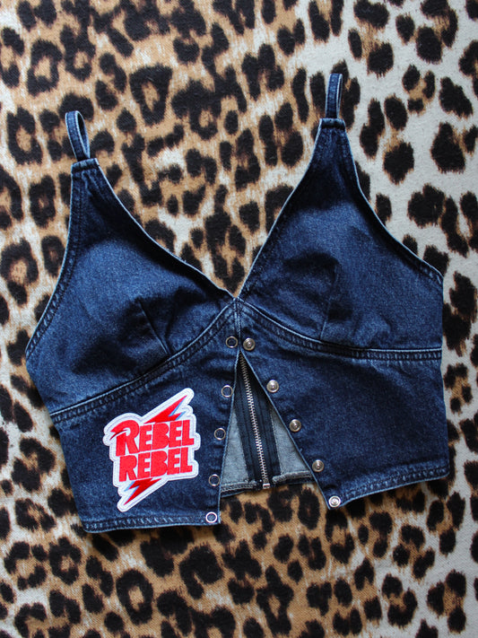 DENIM REBEL REBEL TOP