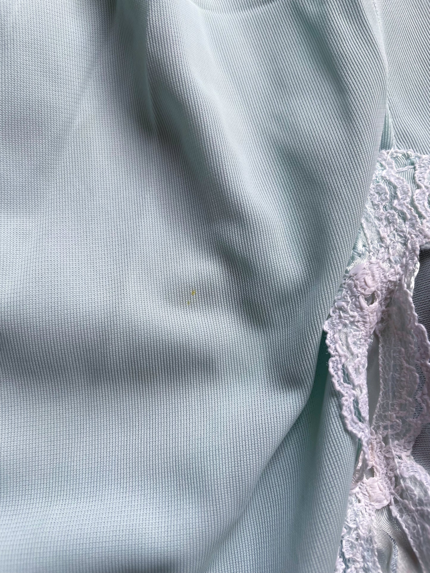 VINTAGE MINT SLIP SKIRT
