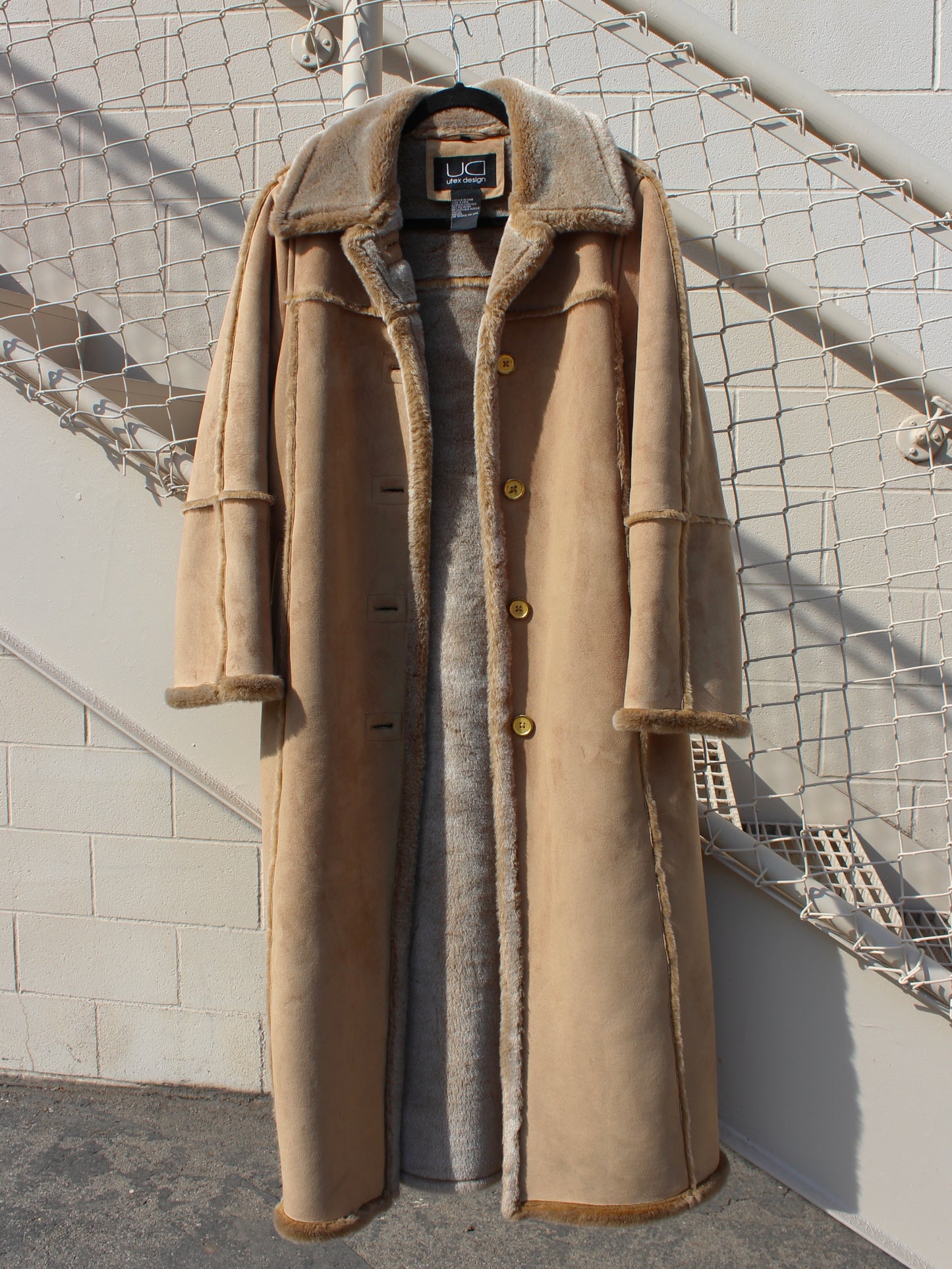 VINTAGE LONG LINE PLUSH COAT