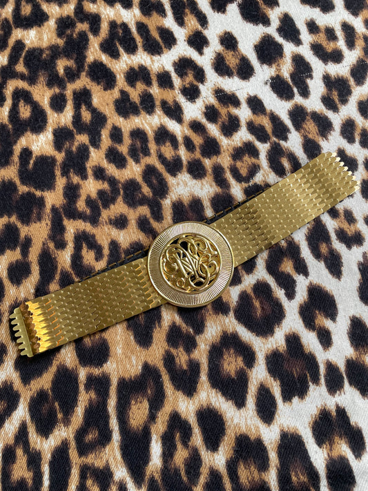 VINTAGE GOLD CINCH BELT