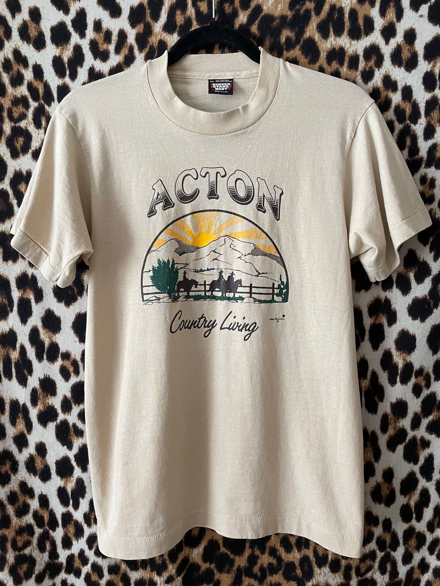 VINTAGE 1989 ACTON, CA TEE