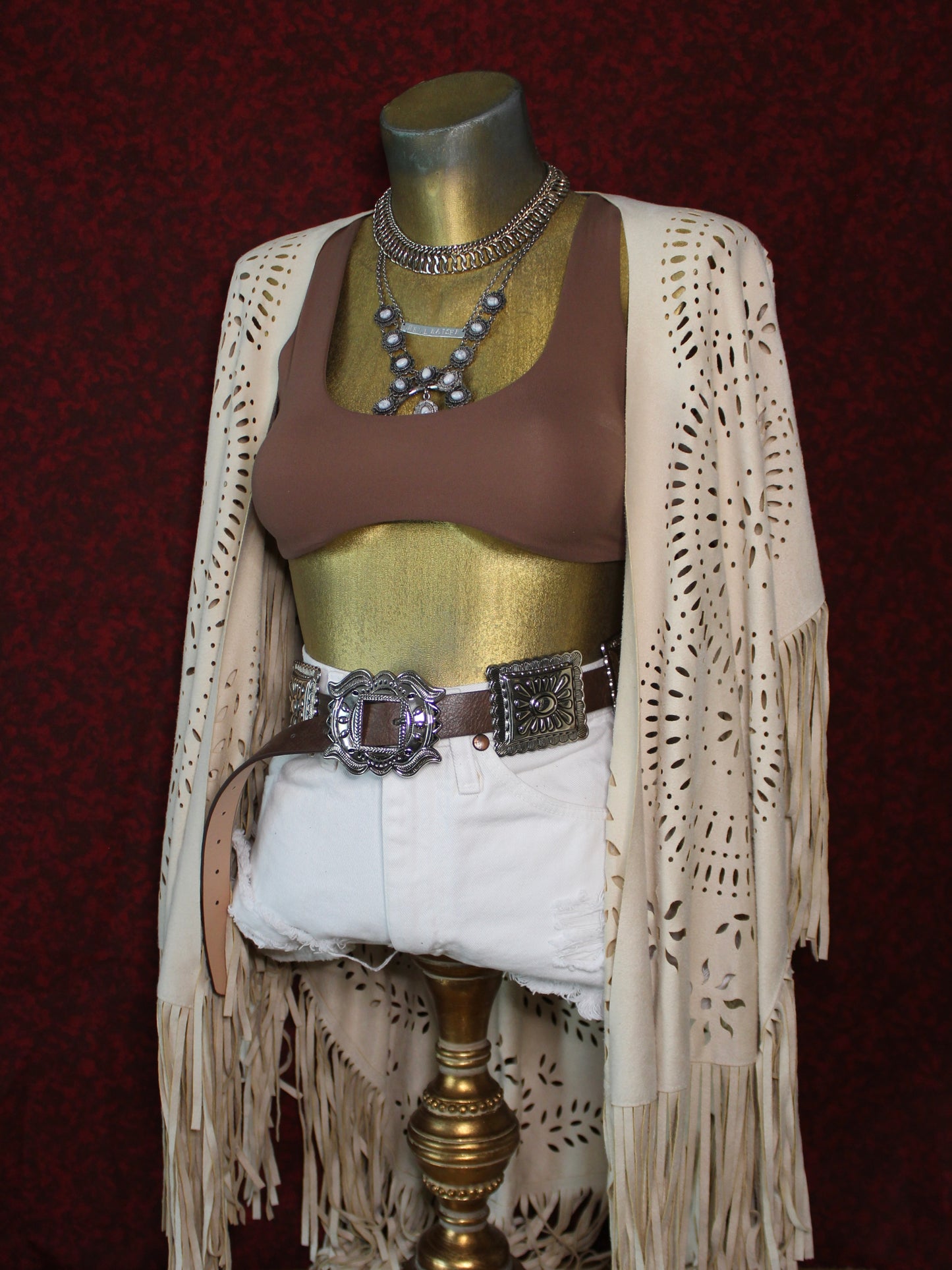 BOHO FRINGE SHAWL
