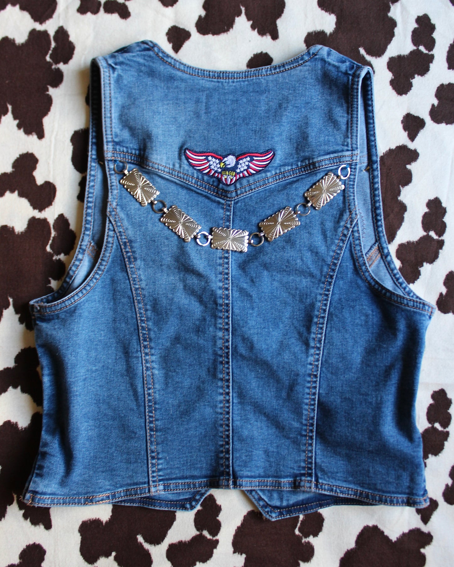 PATCHED DENIM VEST