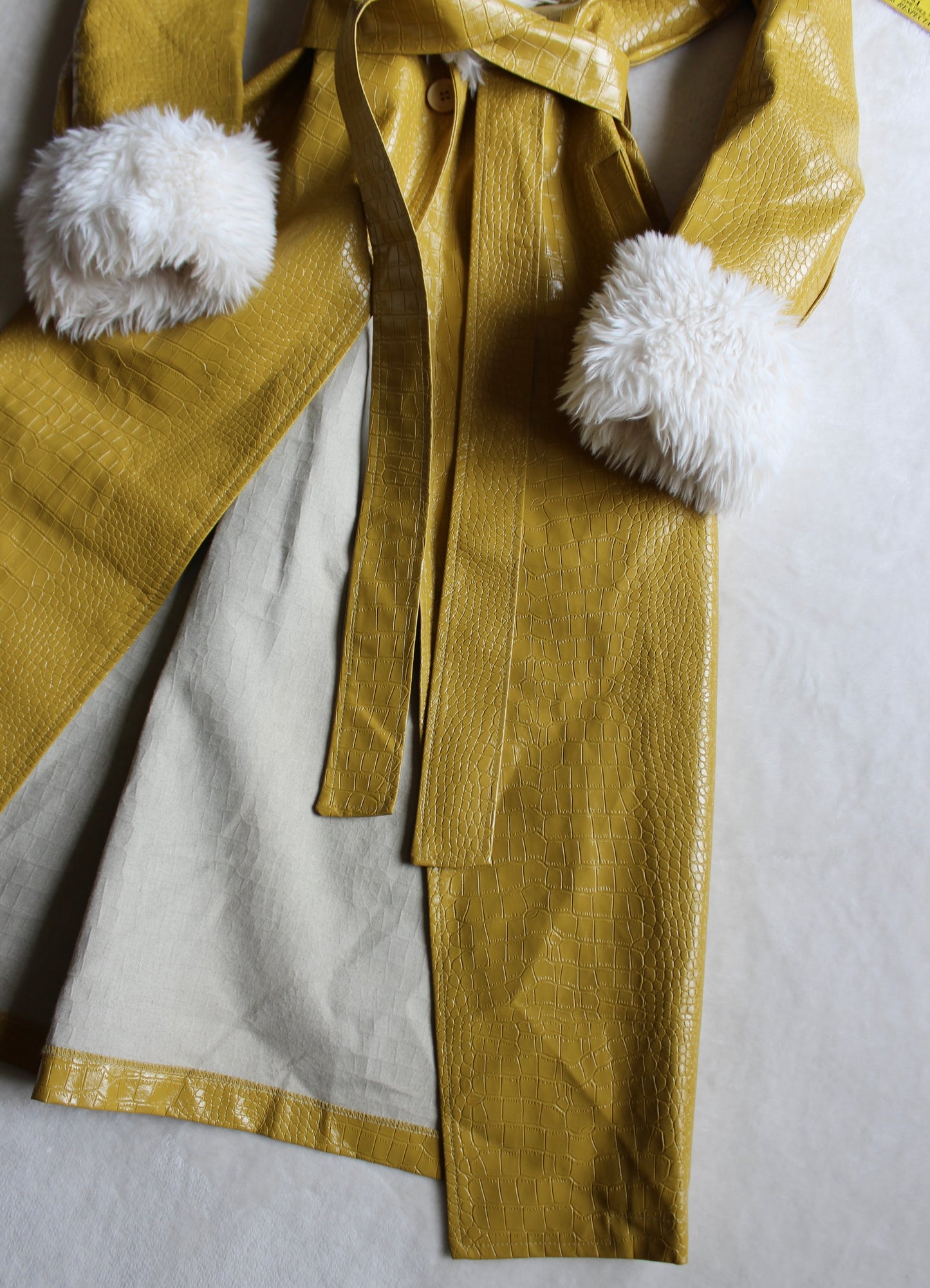 CHARTREUSE YELLOW PENNY LANE COAT