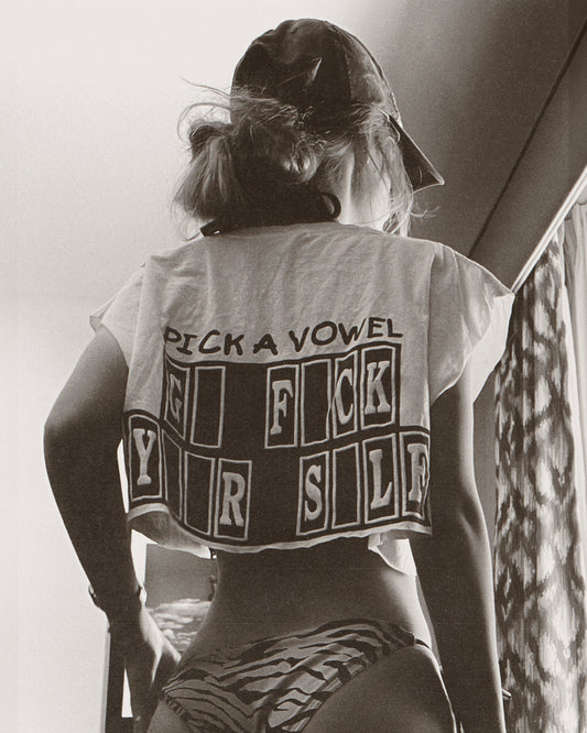 VINTAGE “PICK A VOWEL” CUTOFF
