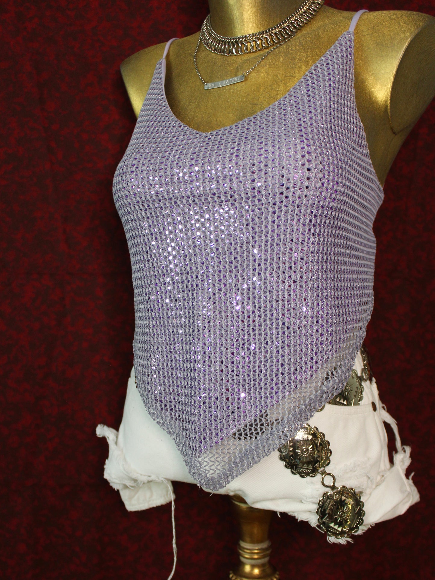 VINTAGE 90s/Y2K PURPLE TOP