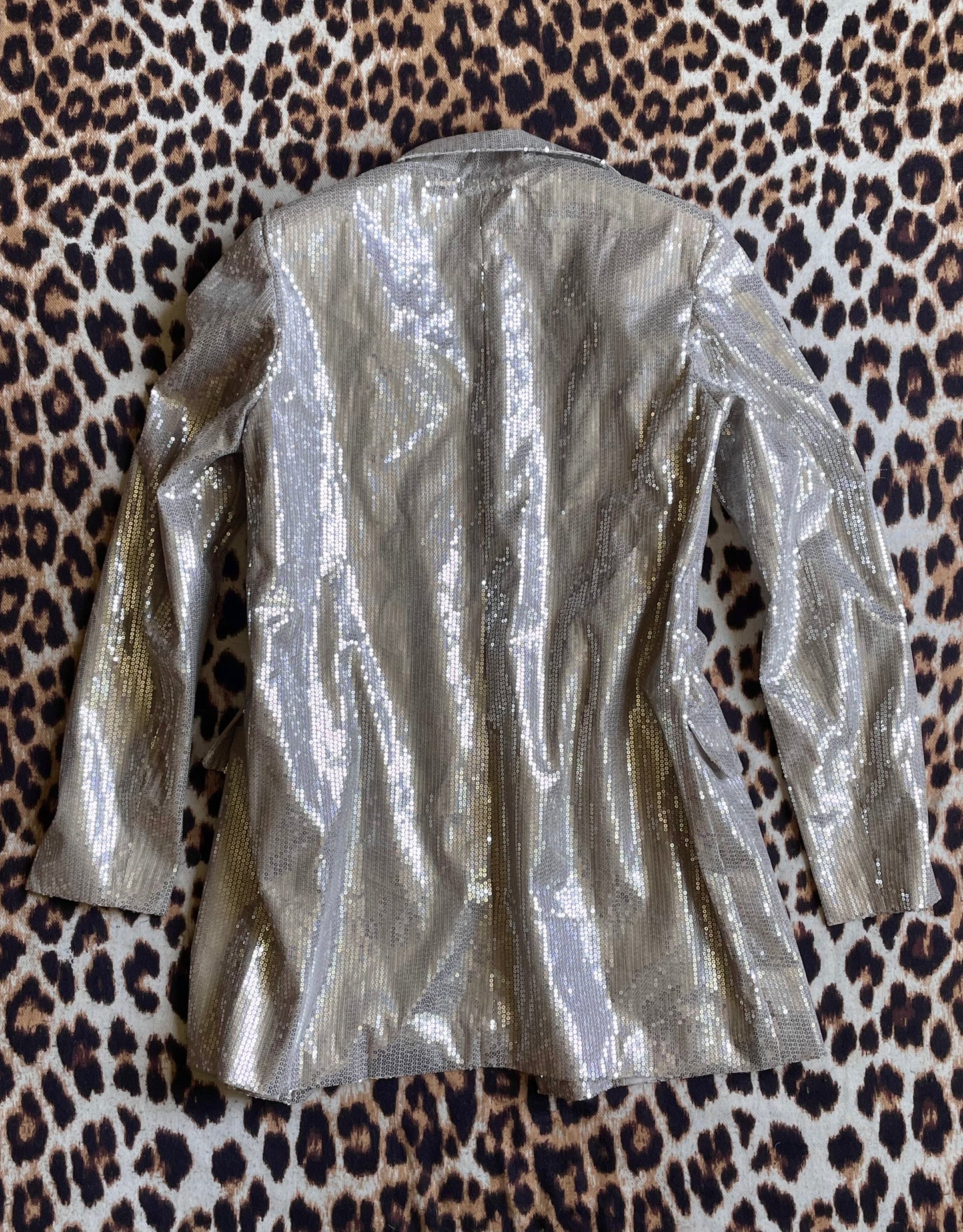 SILVER SEQUIN GLAM ROCK BLAZER