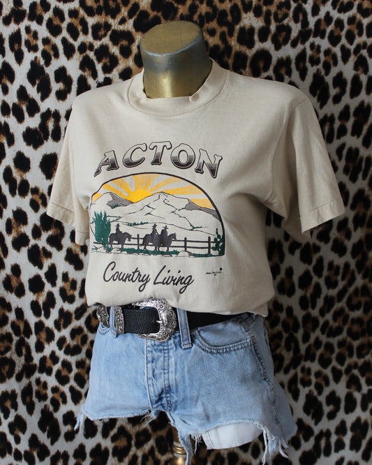 VINTAGE 1989 ACTON, CA TEE