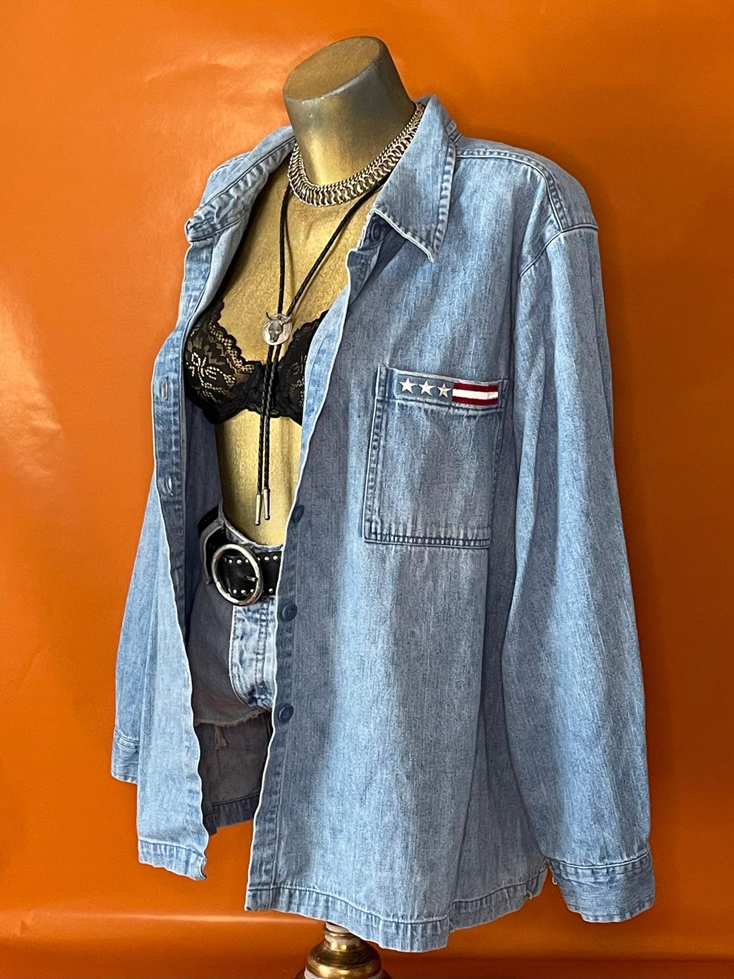 AMERICANA DENIM SHACKET