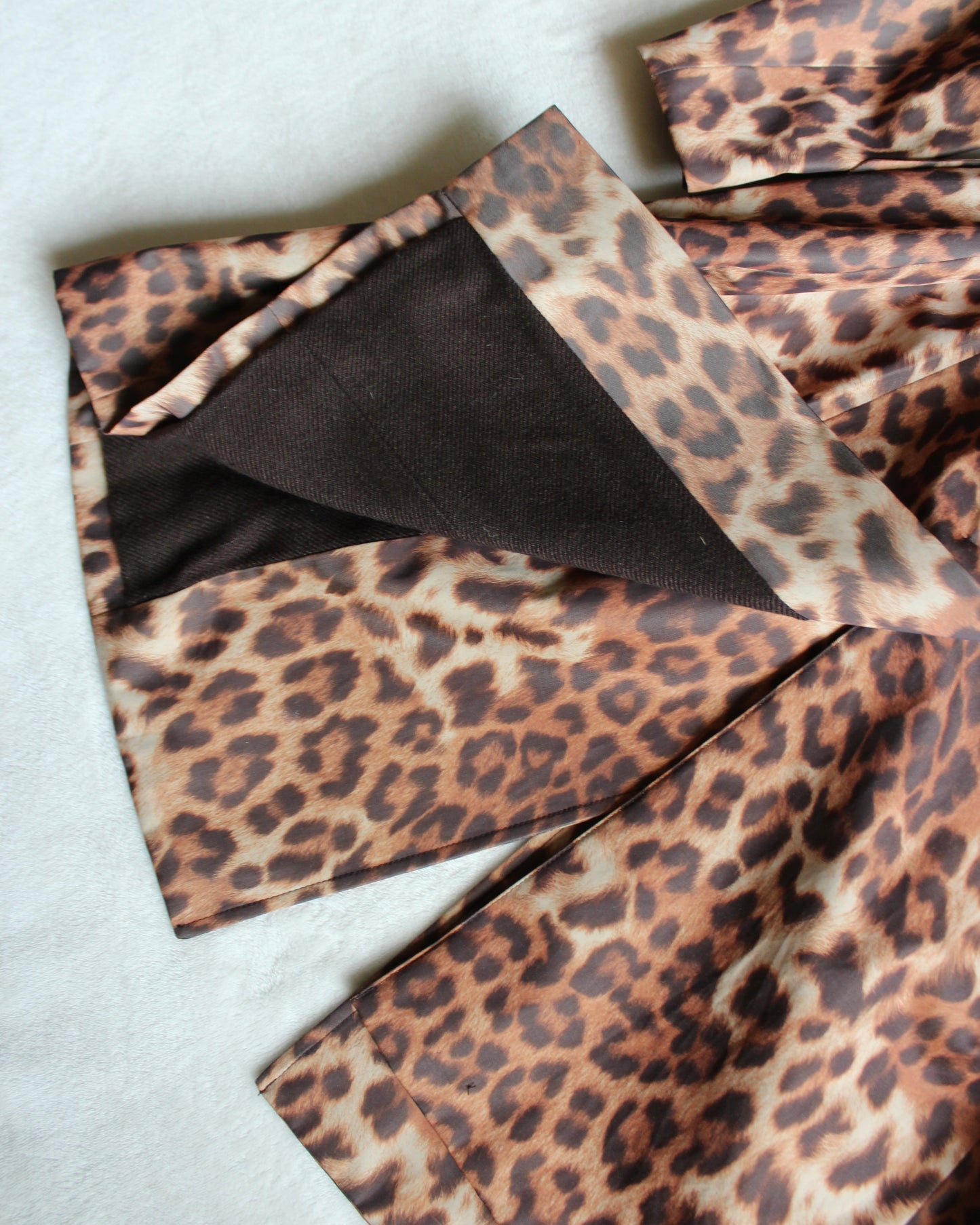 BARDOT LEOPARD PRINT TRENCH COAT