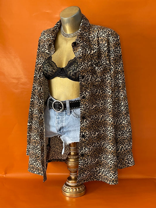 LEOPARD PRINT SHACKET