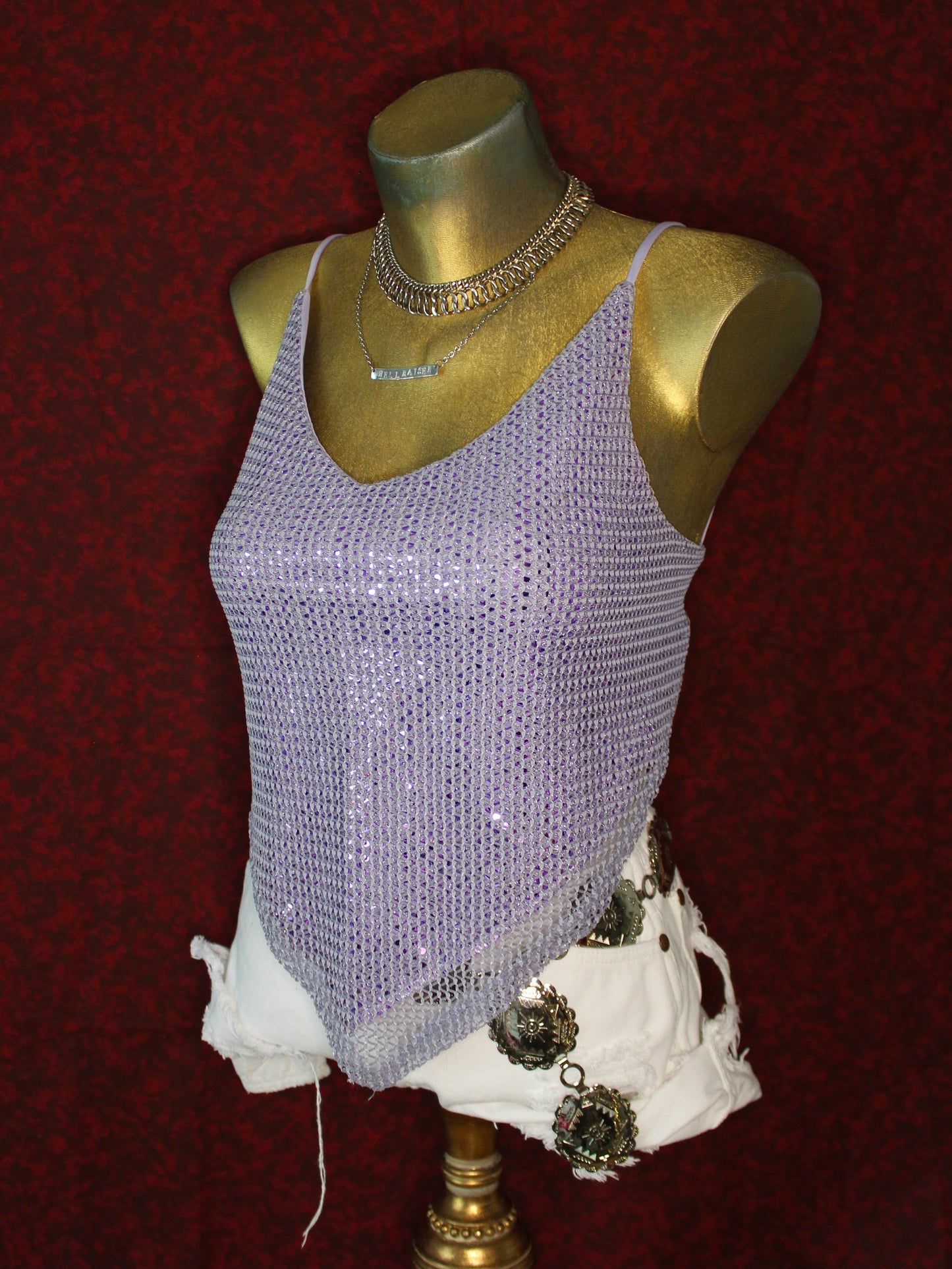 VINTAGE 90s/Y2K PURPLE TOP