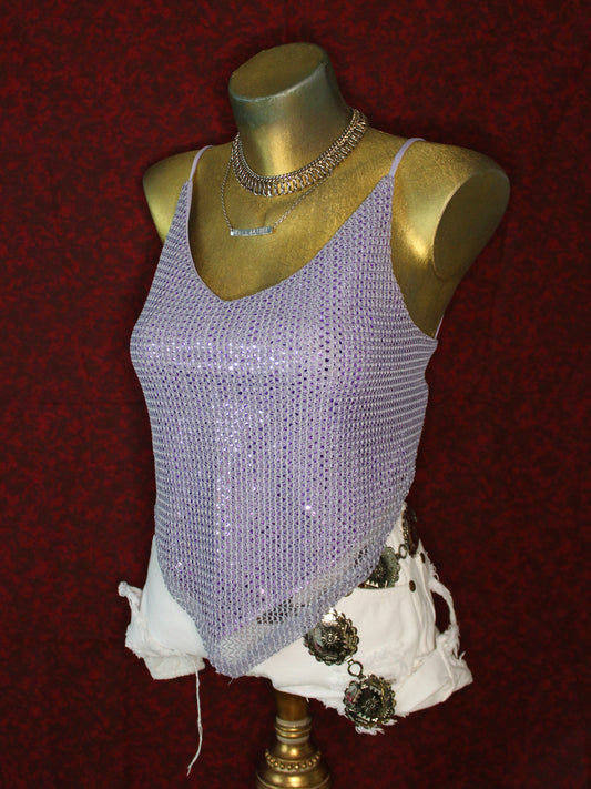 VINTAGE 90s/Y2K PURPLE TOP