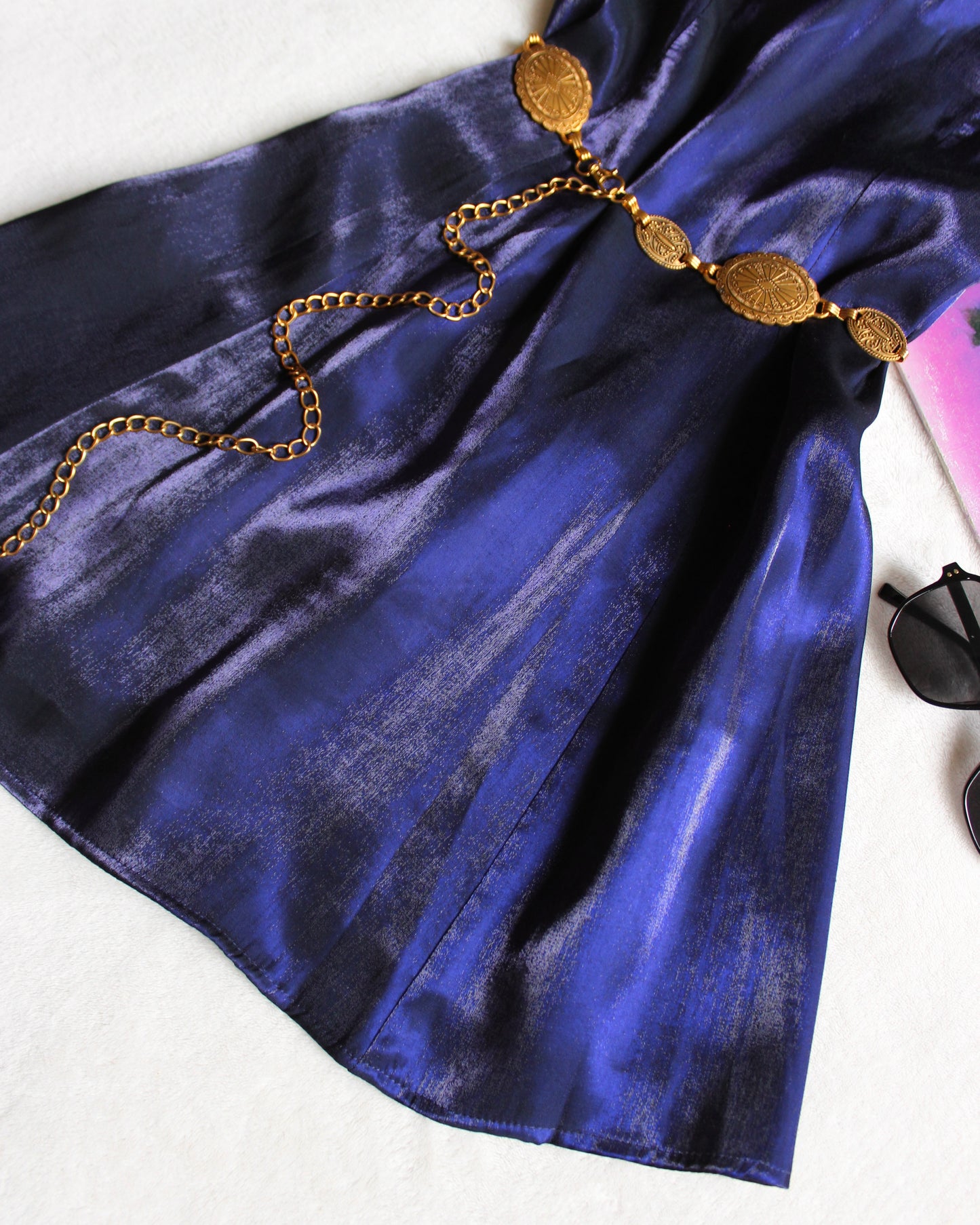 VINTAGE PURPLE HAZE MINI DRESS