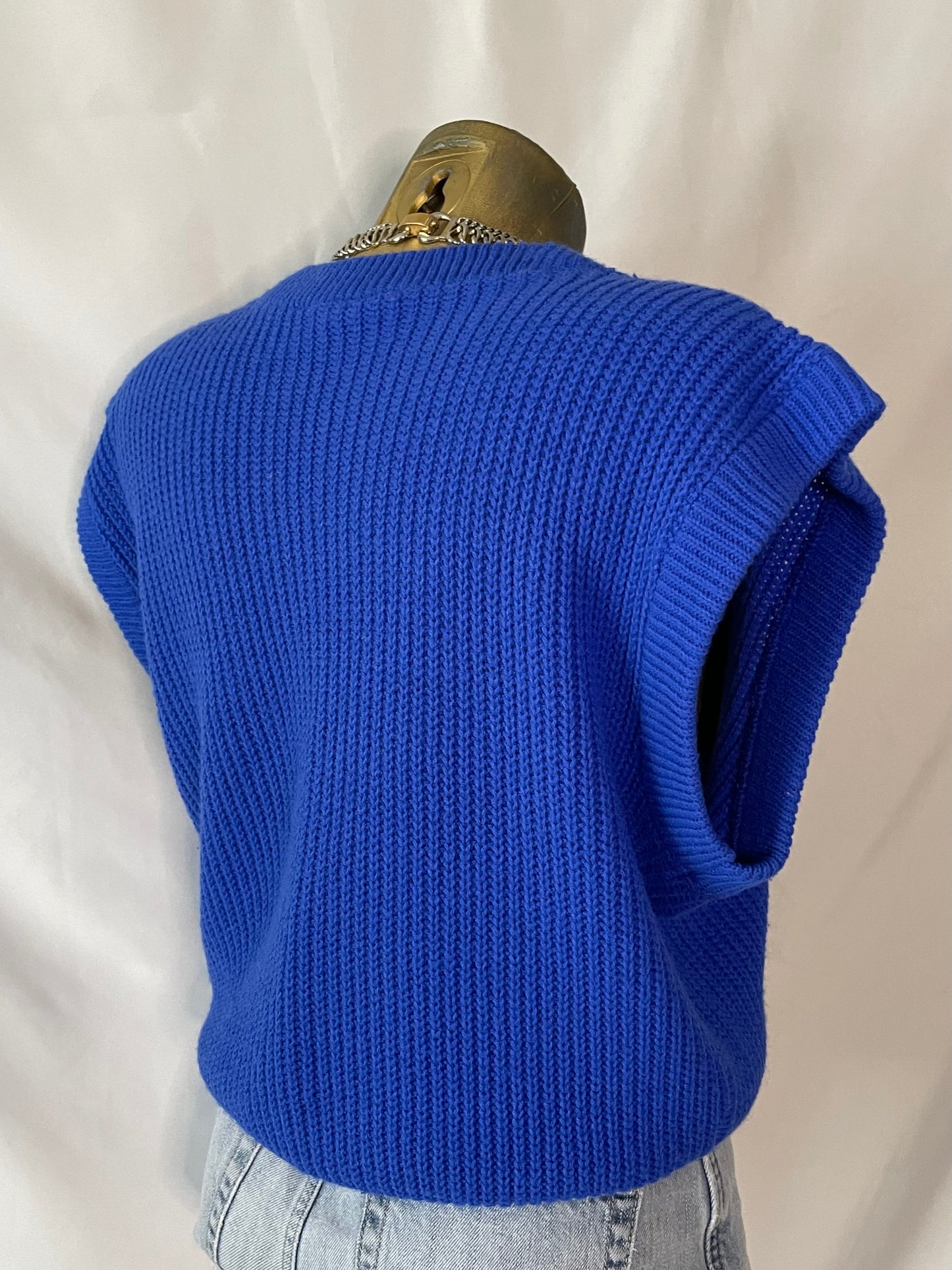 VTG COBALT SWEATER VEST