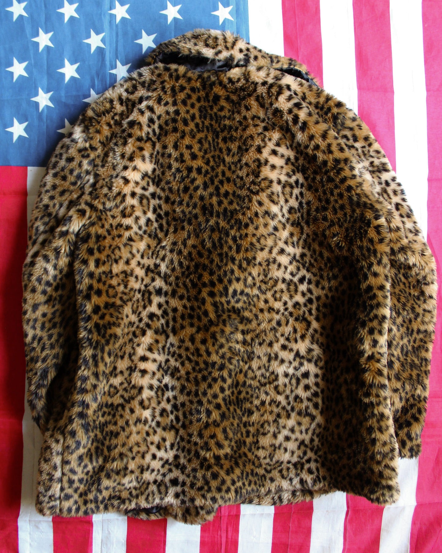 COZY LEOPARD FAUX FUR COAT