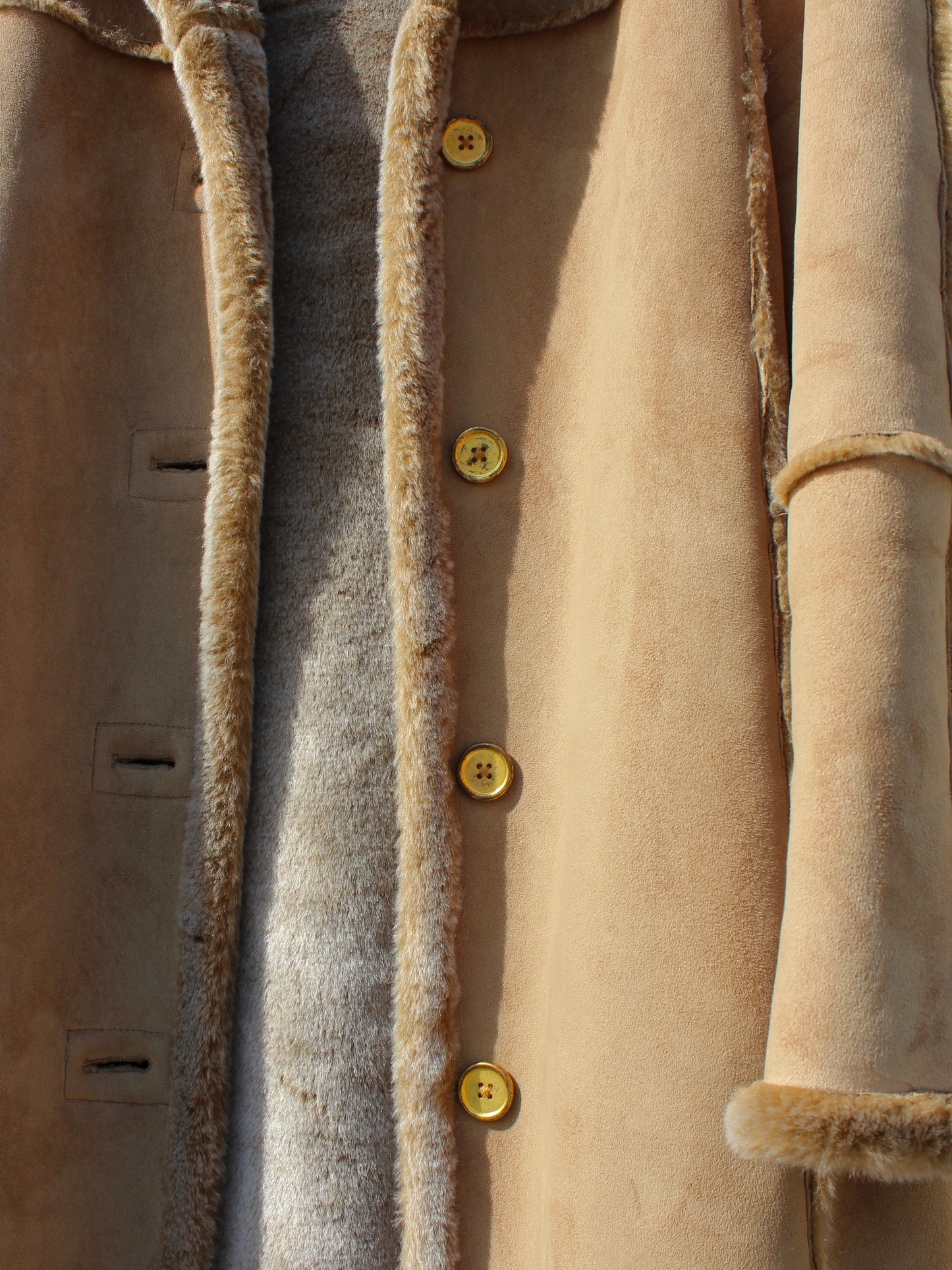 VINTAGE LONG LINE PLUSH COAT