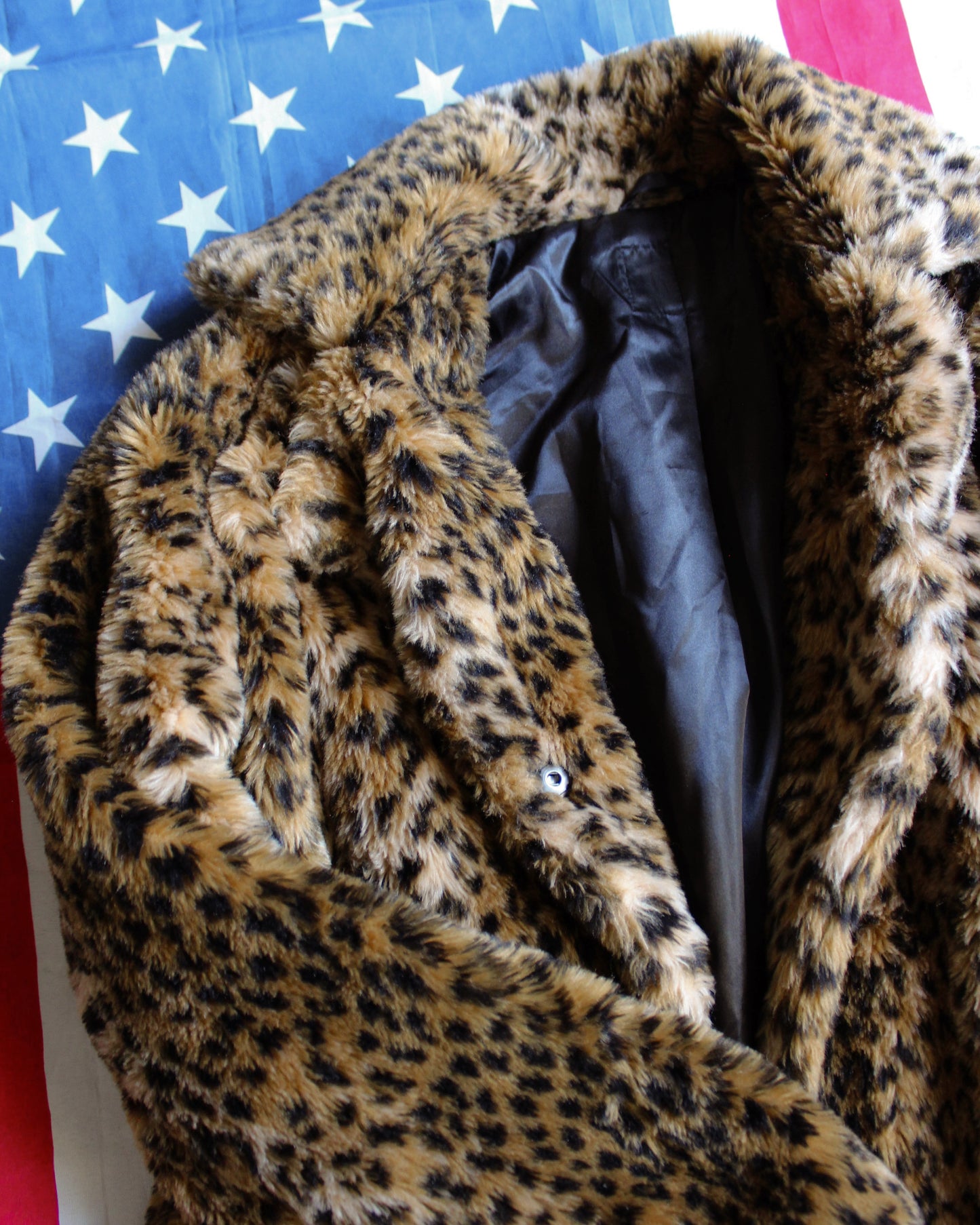 COZY LEOPARD FAUX FUR COAT