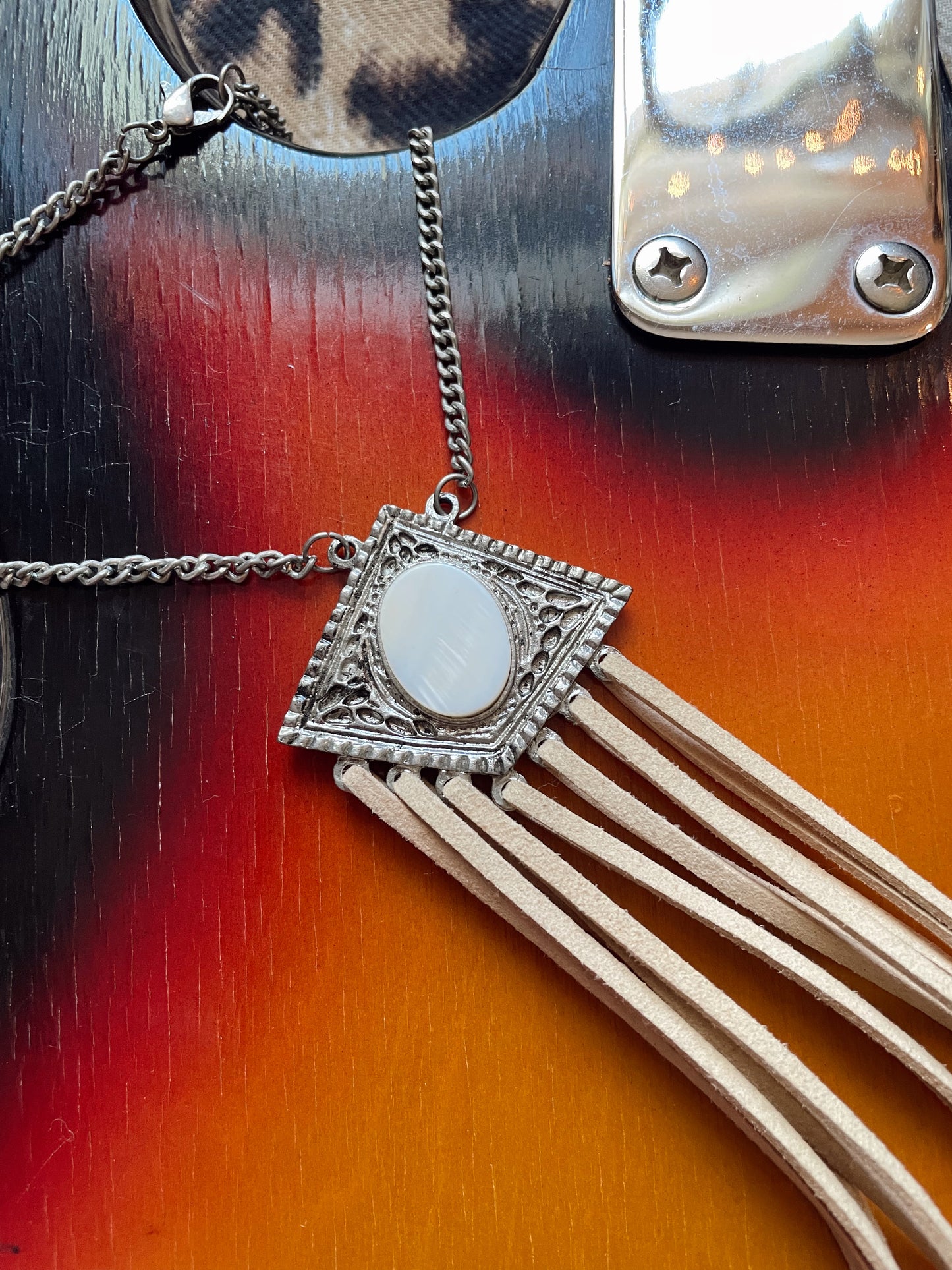 BOHO FRINGE STATEMENT PIECE NECKLACE