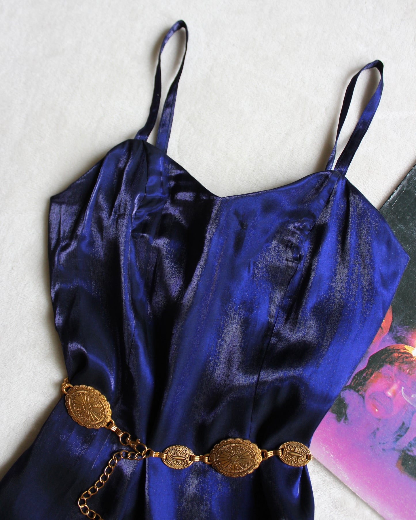 VINTAGE PURPLE HAZE MINI DRESS