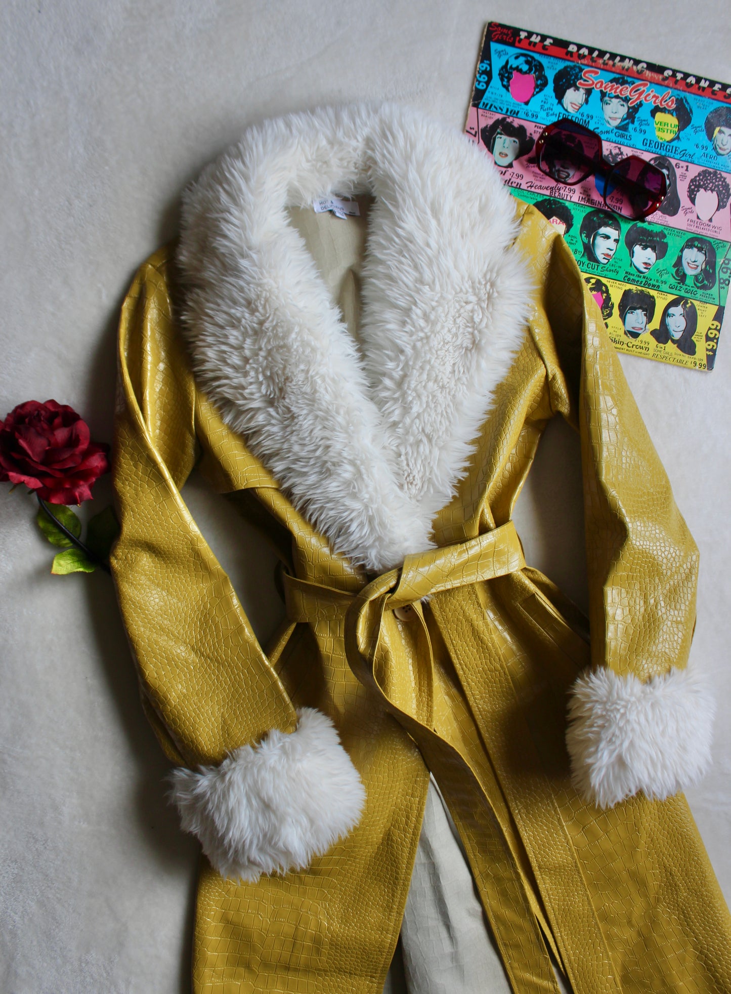 CHARTREUSE YELLOW PENNY LANE COAT
