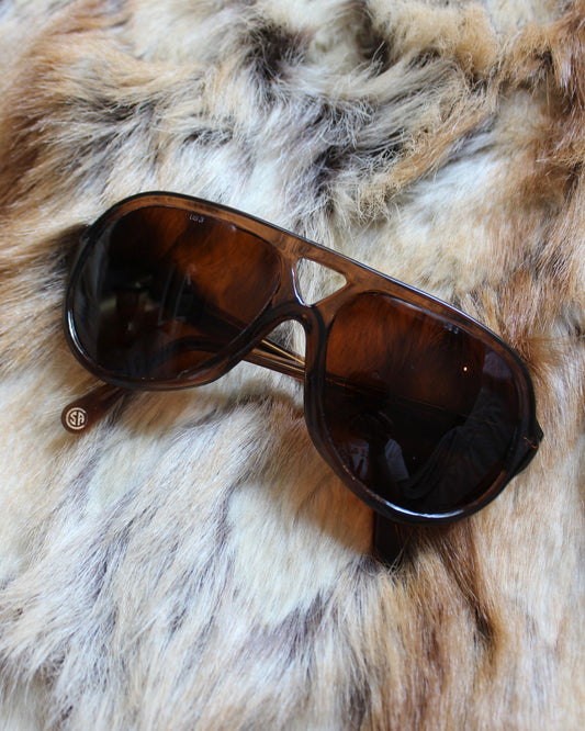 VINTAGE INDUSTRIAL SAFETY AVIATOR GLASSES