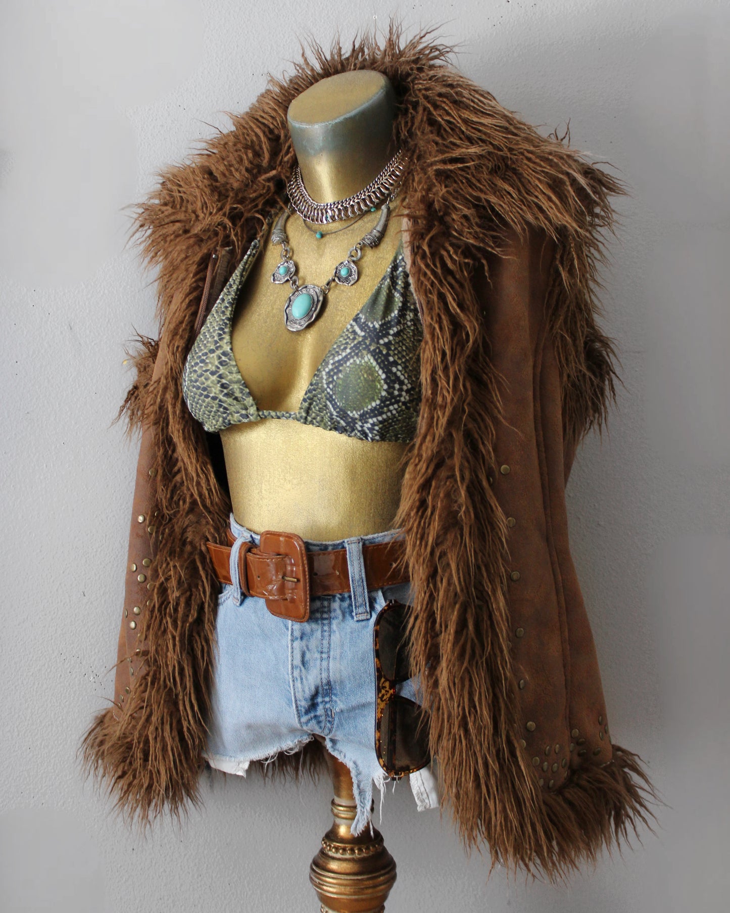 STUDDED BOHO WESTERN VEST