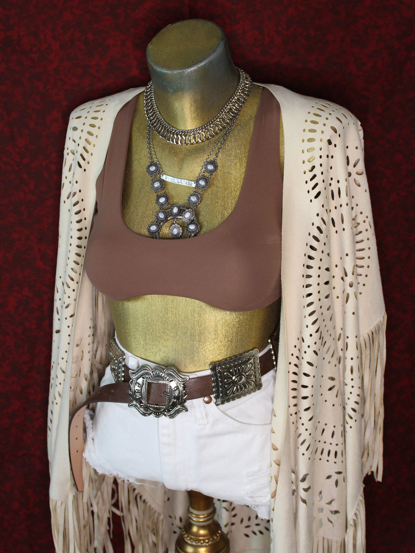 BOHO FRINGE SHAWL
