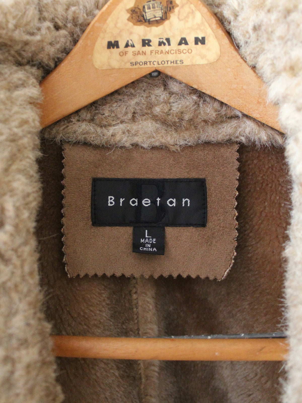 VINTAGE CRISS-CROSS STITCH COAT