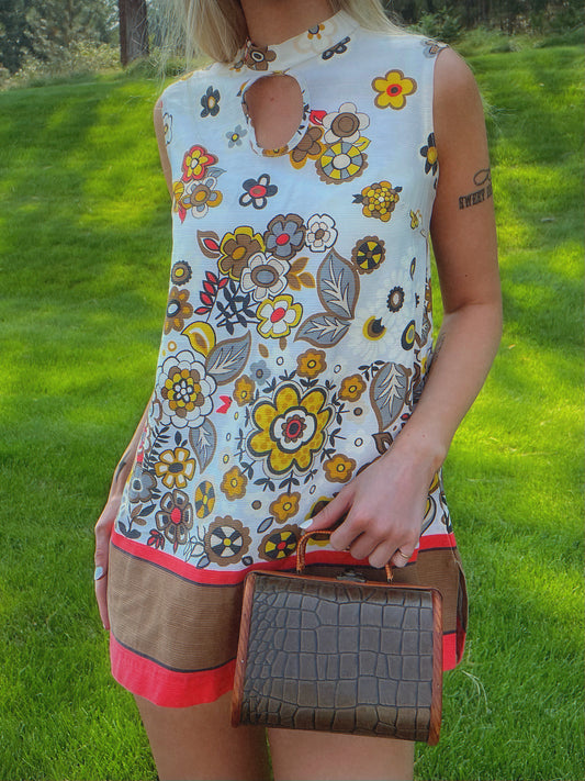 VINTAGE 60s/70s MINI DRESS