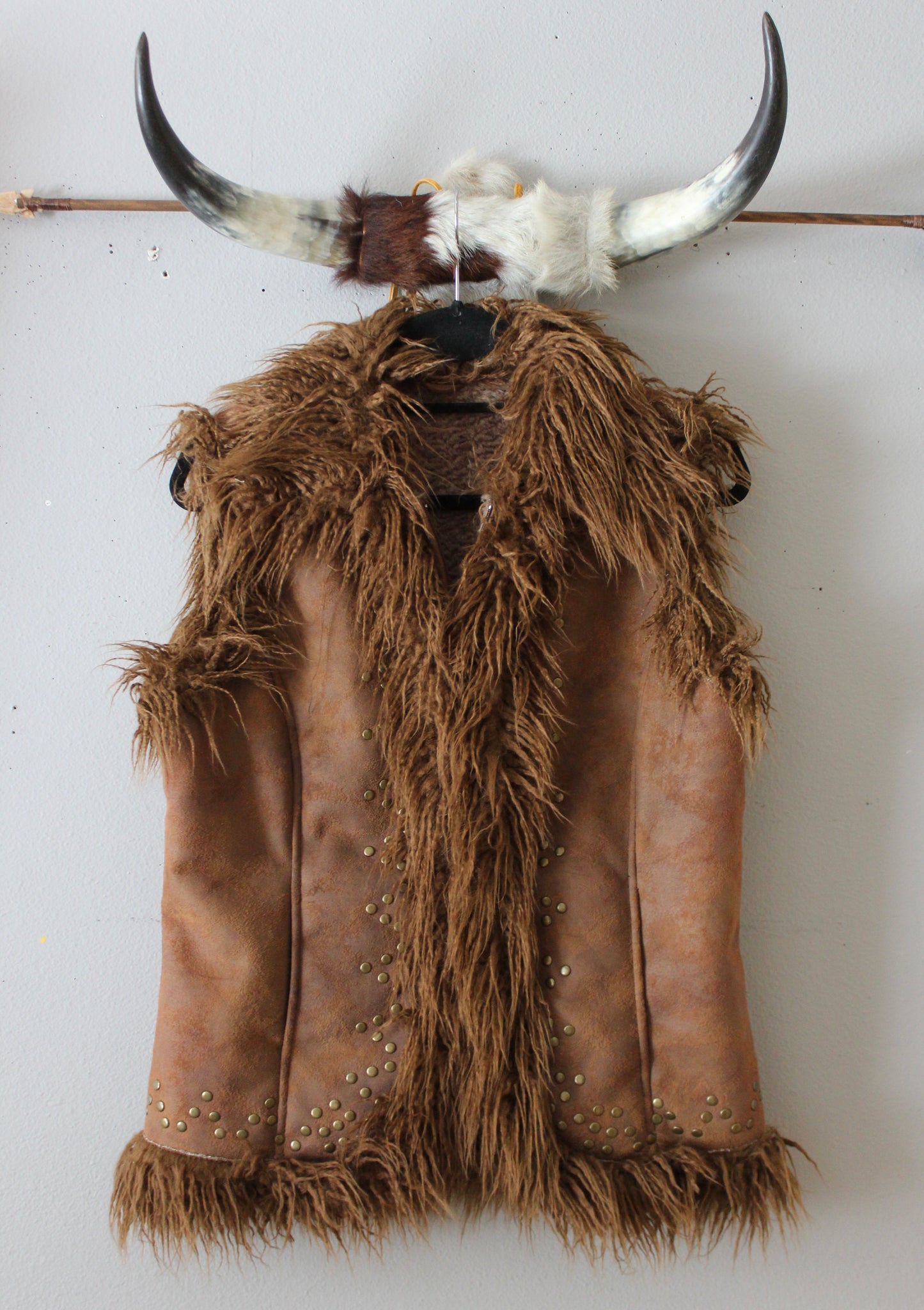 STUDDED BOHO WESTERN VEST