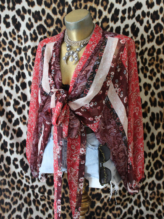 BOHEMIAN WRAP TOP