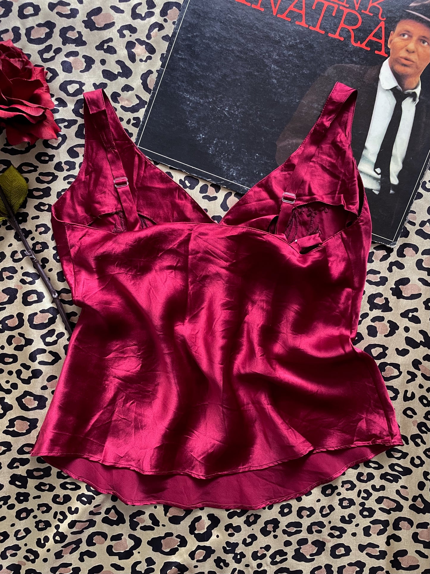VINTAGE VICTORIA’S SECRET GOLD LABEL 100% SILK CAMI