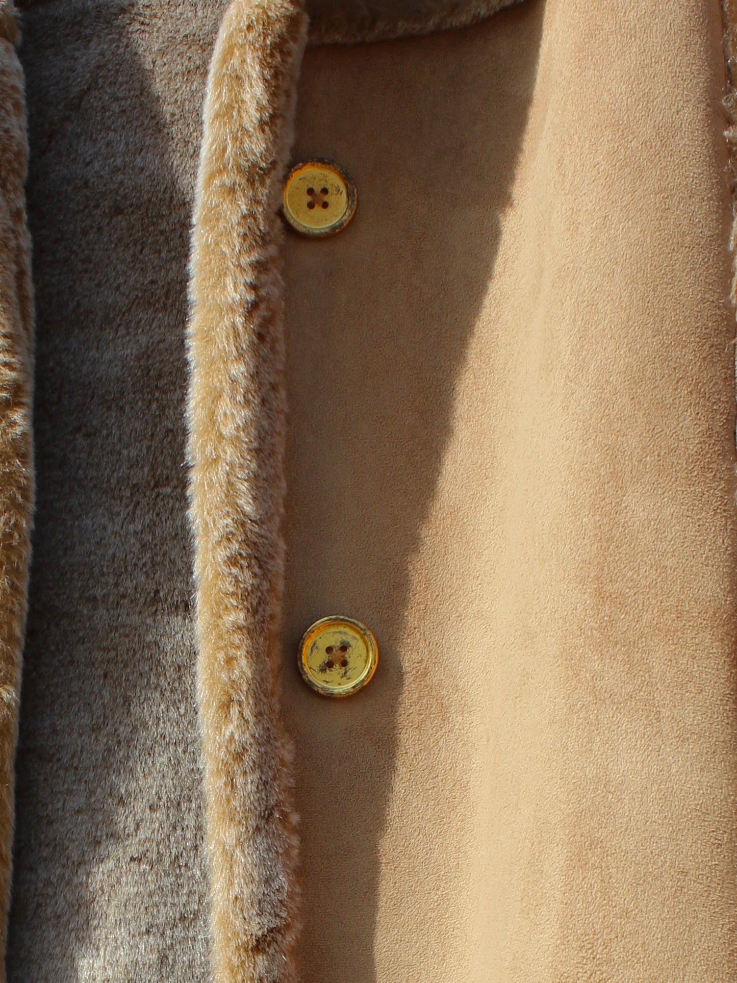 VINTAGE LONG LINE PLUSH COAT