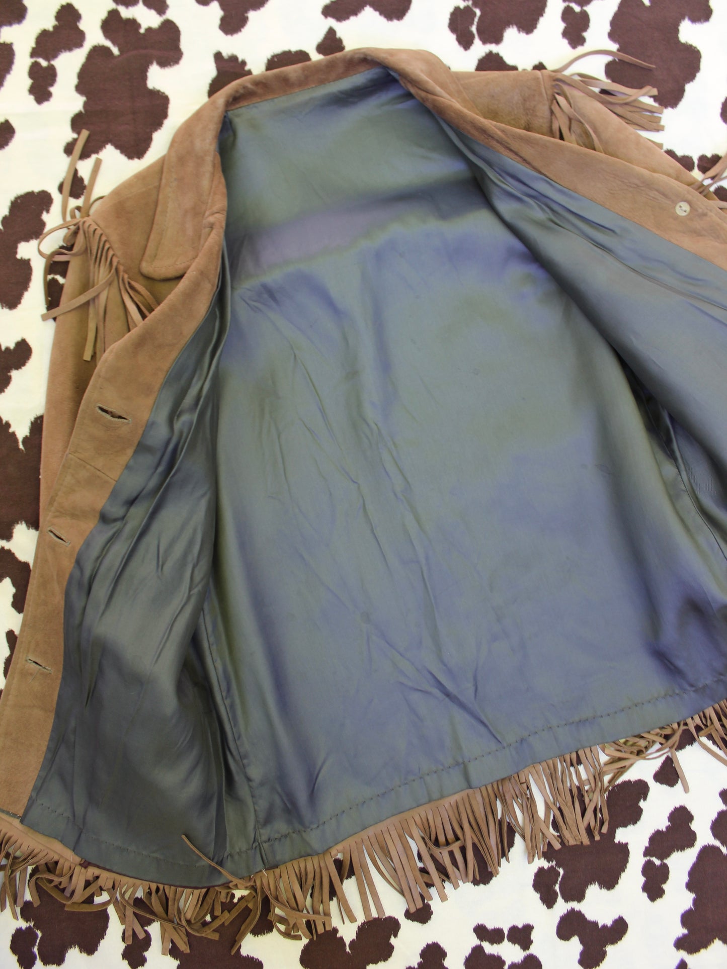 VINTAGE FRINGE SUEDE JACKET