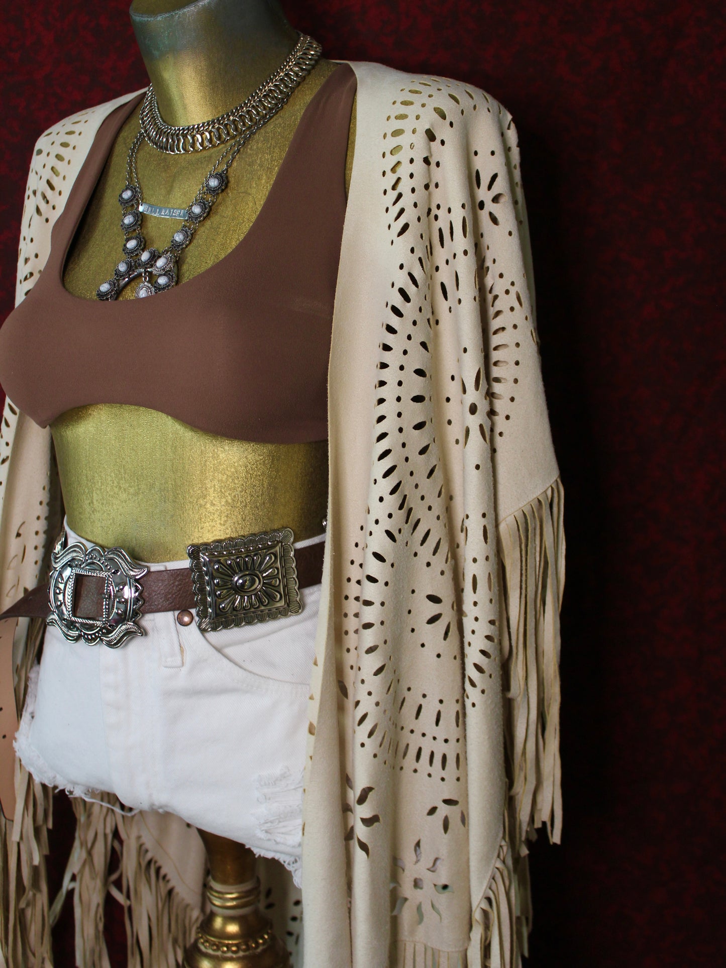BOHO FRINGE SHAWL