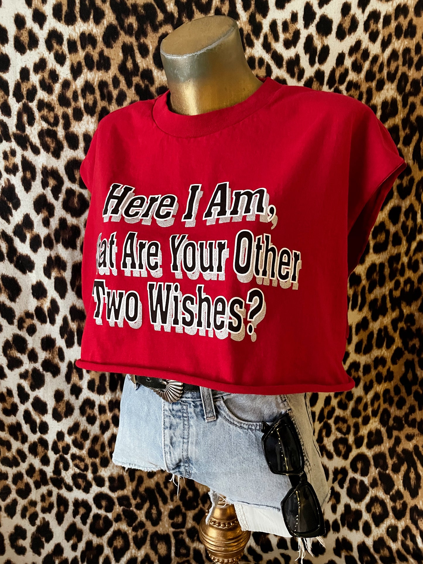 VINTAGE Y2K “HERE I AM” TEE